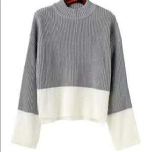 Goodnight macaroon two tone sweater